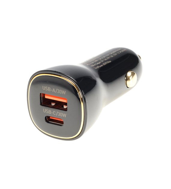 WAYME Chargeur 12/24V, 60W USB-C PD, PPS + QC3.0