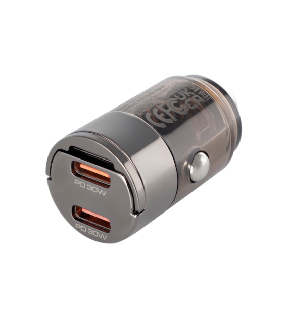 WAYME Charger 12/24V, 2x USB-C PD 30W, nano with ring