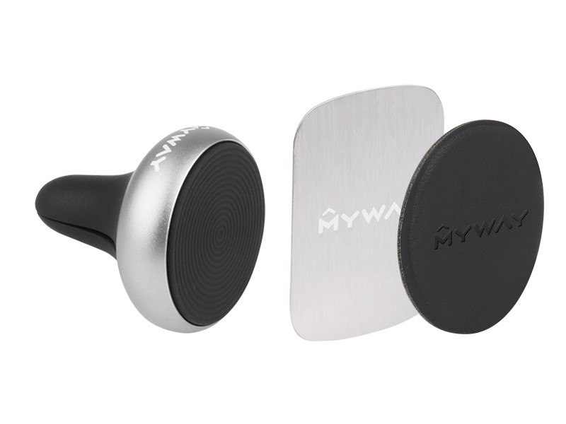 Support magnétique pour grille d'aération voiture