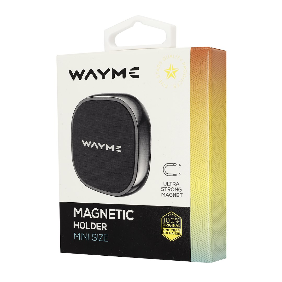 WAYME Magnetic stick-on holder, black