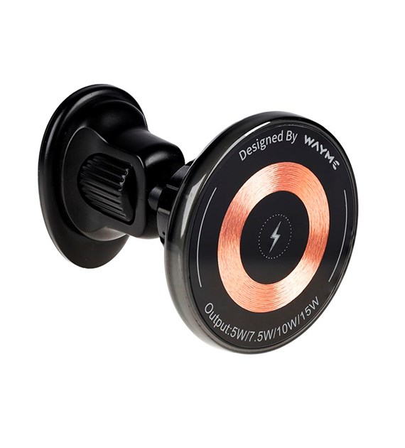 WAYME Magnetische Lüftungshalterung mit 15W induktivem Ladegerät + USB-C > USB-C Kabel 100 cm