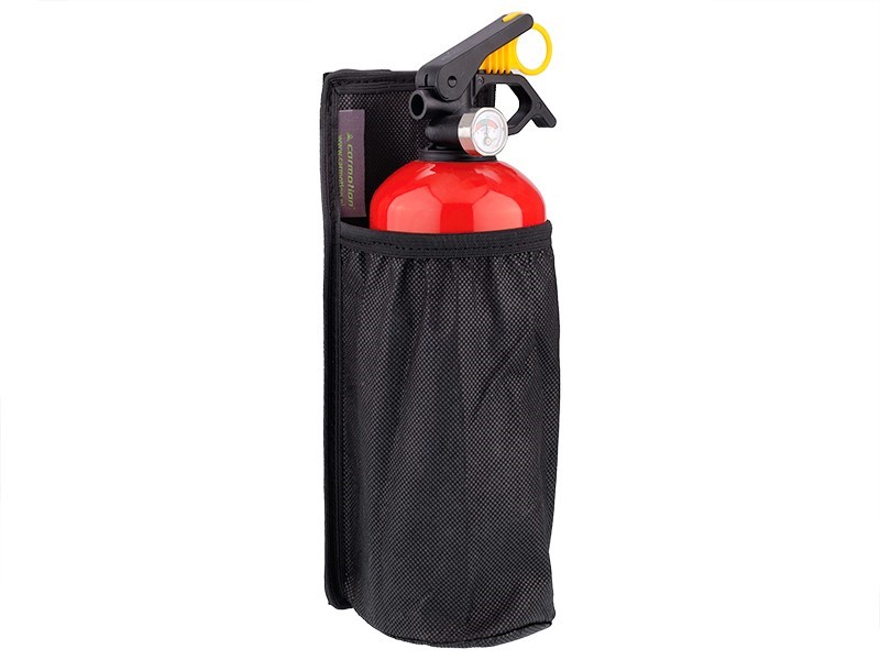 1kg fire extinguisher pocket with hook-and-loop strap, polyester