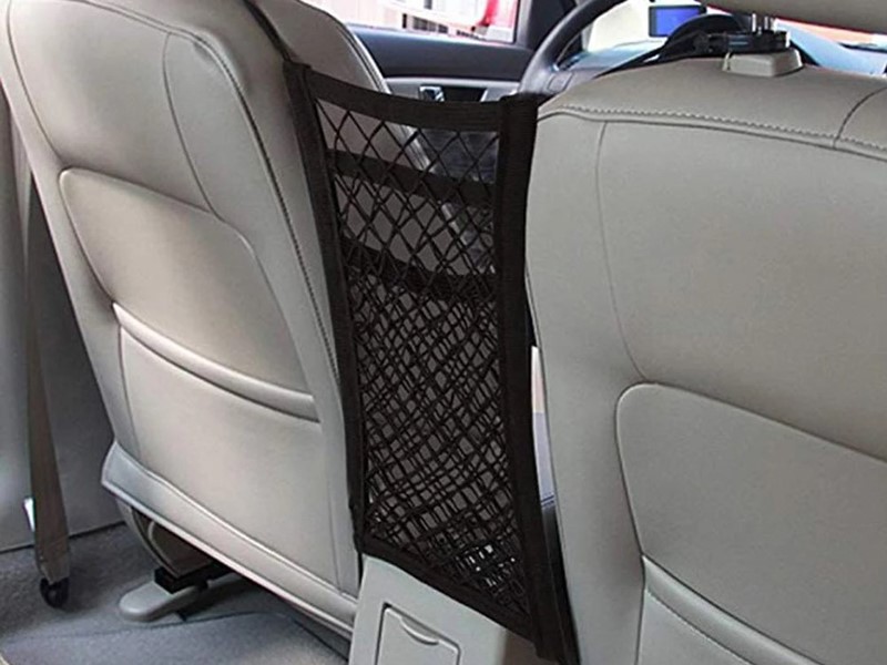 Storage net between seats 25x30cm, 2 pockets