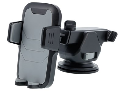 Universal holder with suction cup and telescopic arm