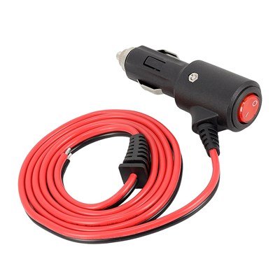 Zigarettenanzünderstecker mit Schalter und 130 cm Kabel