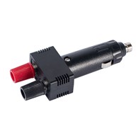 Lighter plug with quick connectors
