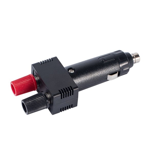 Car cigarette lighter plug with quick connectors