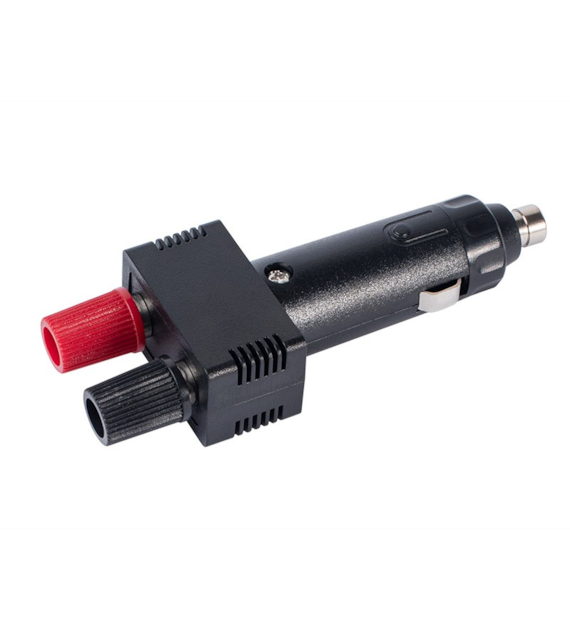 Car cigarette lighter plug with quick connectors