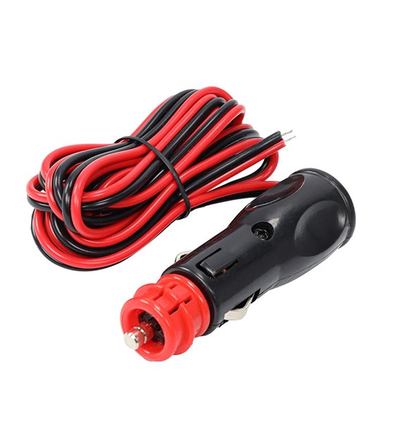 Cigarette lighter plug with 200 cm electric cable
