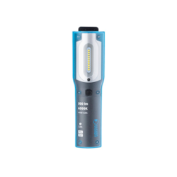 Lampa warsztatowa 10x 0.5W Super White SMD LED 500 lm + 1W LED 150 lm, akumulatorowa, IK07, IP54, z zaczepem i magnesem