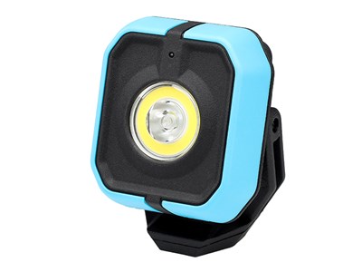 Lampa warsztatowa 10W COB LED, 1000 lm + 3W LED 350 lm, akumulatorowa