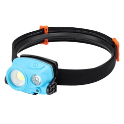 Rechargeable headlamp, 3W COB LED 400 lm + 2W SMD LED 200 lm