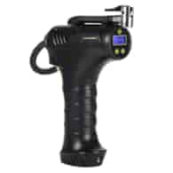 Compresseur d'air sans fil, 150 PSI, automatique avec manomètre numérique, 4 adaptateurs