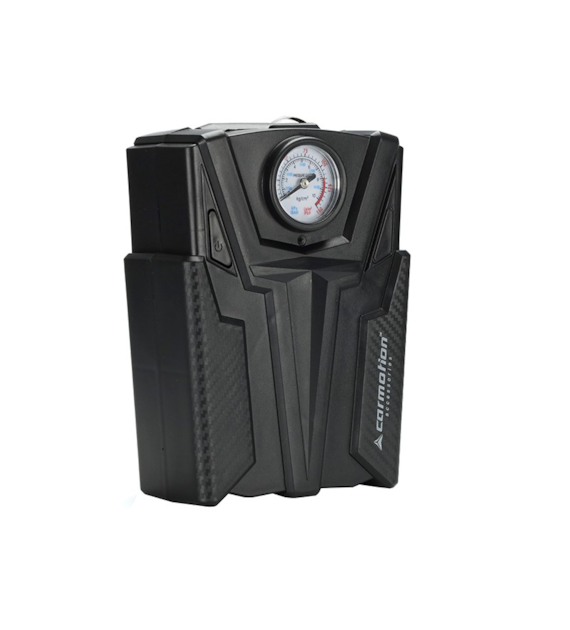 DC 12V Luftkompressor, 150 PSI, mit analogem Manometer, 4 Adapter