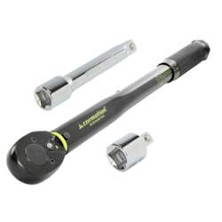 Klucz dynamometryczny 28-210 Nm, 1/2  + adapter 1/2  > 3/8  + przedłużka 125 mm, certyfikat kalibracji