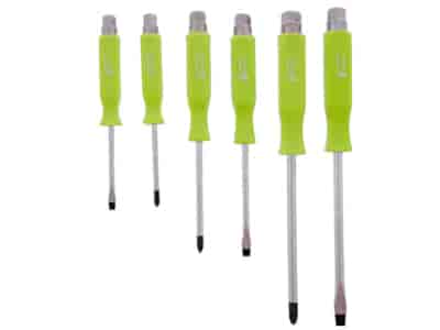 Impact screwdrivers, 6 pcs