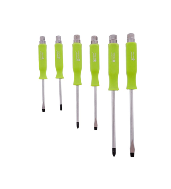Impact screwdrivers, 6 pcs