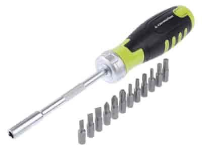Tournevis à cliquet multi-embouts 12 en 1