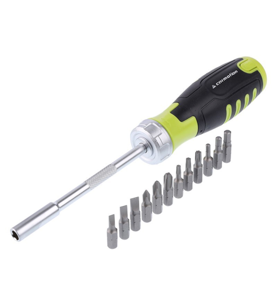 Tournevis à cliquet multi-embouts 12 en 1