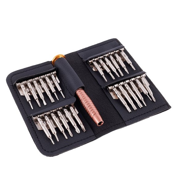 Precision screwdriver set, 25 pc