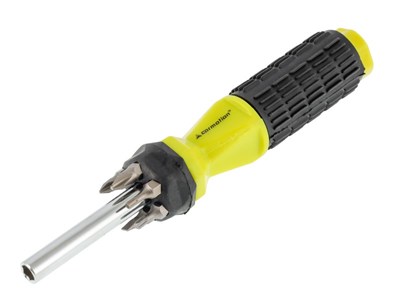 Screwdriver with 6 magnetic bits