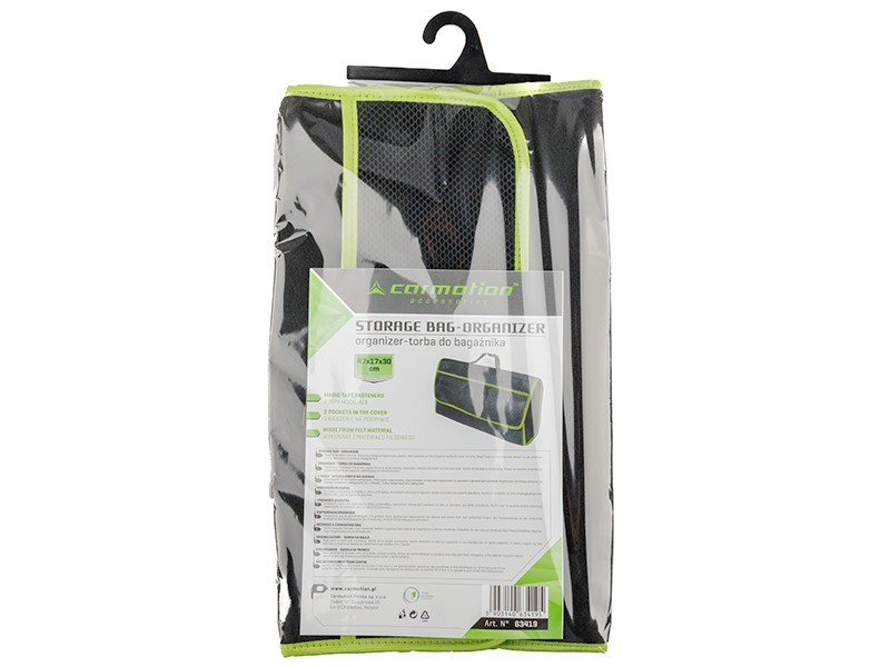 Trunk organizer bag, felt