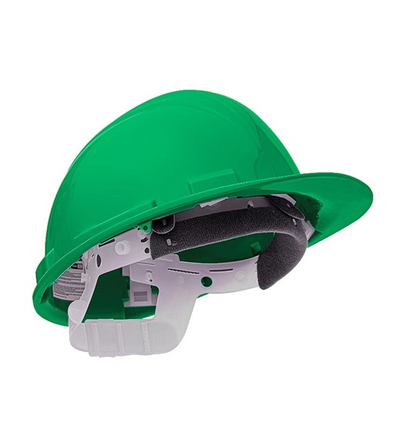 HDPE-Schutzhelm, verstellbar 53-63 cm, grün
