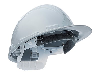 Protective helmet HDPE, adjustable 53-63 cm, gray