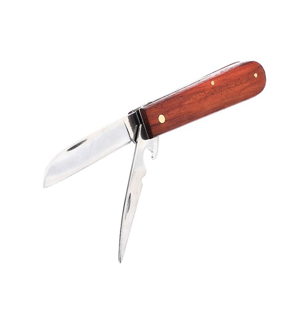 Assembly knife with bottle opener