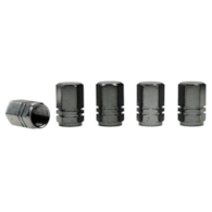Bouchons de valve, hexagonaux en aluminium, 5 pcs,, couleur bronze autrichien