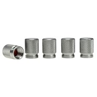 Aluminium valve nuts, 5 pcs, gunmetal color