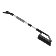 Brosse-grattoir télescopique, 82 - 110 cm, manche en aluminium, manche souple