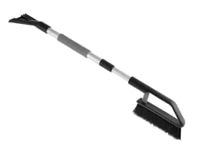 Brosse-grattoir télescopique, 82 - 110 cm, manche en aluminium, manche souple