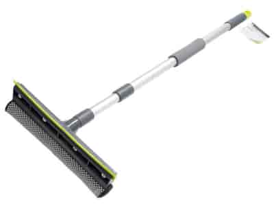 Lave -vitre de 25 cm avec raclette et manche télescopique en aluminium, 75-120 cm