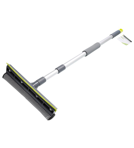 Lave -vitre de 25 cm avec raclette et manche télescopique en aluminium, 75-120 cm