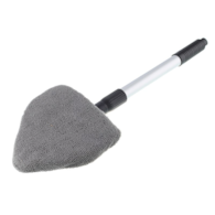 Microfiber window cleaner, triangular, aluminum telescopic handle 38 - 52 cm