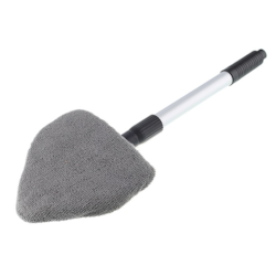 Myjka do szyb z mikrofibry, trójkątna, uchwyt aluminiowy teleskopowy 38 - 52 cm