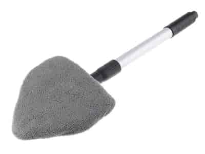 Microfiber window cleaner, triangular, aluminum telescopic handle 38 - 52 cm