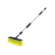 Brosse à flux de 25 cm / 10  avec manche télescopique de 95 - 165 cm et valve
