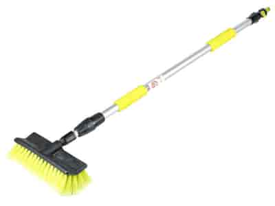 Winkelstrahlbürste 25 cm / 10  mit Teleskopstiel 110 - 170 cm mit Ventil