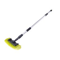 Water flow brush 30 cm / 12  with telescopic handle 163 - 300 cm and valve