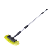 Water flow brush 30 cm / 12  with telescopic handle 163 - 300 cm and valve