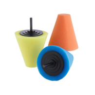 Cônes de polissage FI32 x FI80 x 80 mm, adaptateur M6, 3 pcs