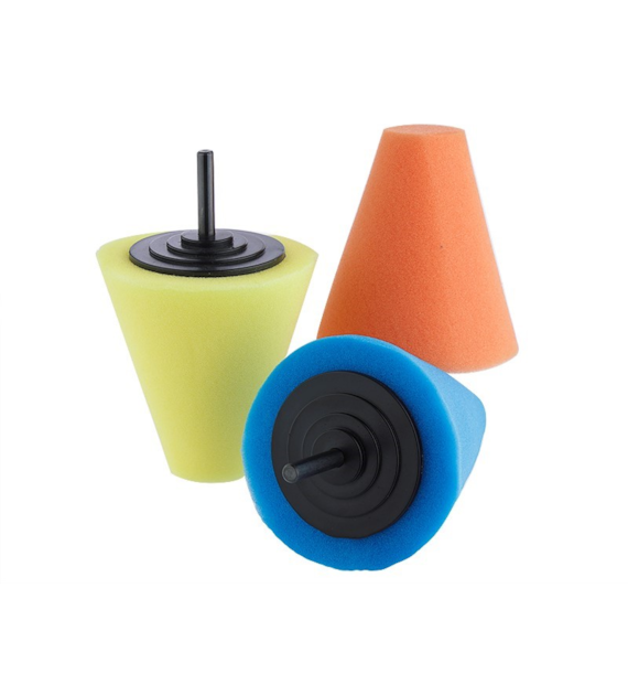 Polishing cones FI32 x FI80 x 80 mm, adapter M6, 3 pcs