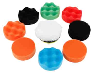 Jeu d'éponges et de disques de polissage, 10 pcs