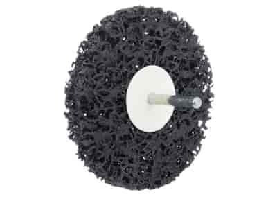 Dysk trzpieniowy z włókniny do usuwania rdzy, FI 100 mm x 15 mm