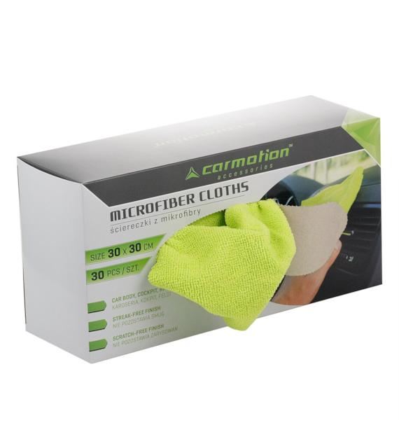 Lot de chiffons en microfibre, 30 pcs.