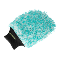 Gant de lavage et polissage auto, microfibre + chenille fine