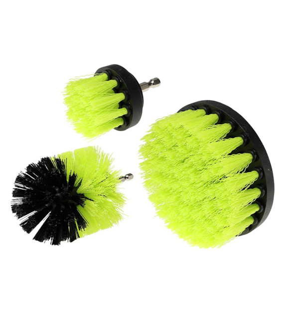 Drill brush set, 3 pcs