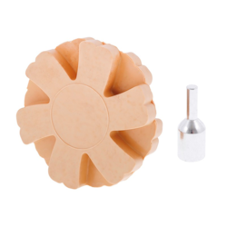 Krążek gumowy do usuwania kleju, FI 90 mm, karbowany, gwint M8